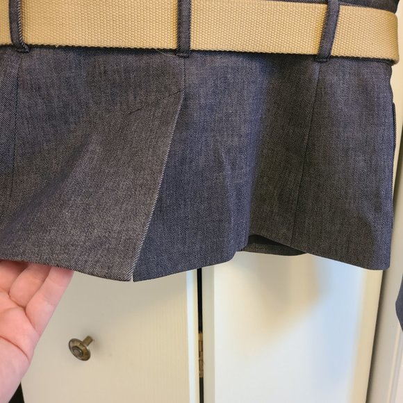 Bcbg denim belted blazer - Picture 2 of 10